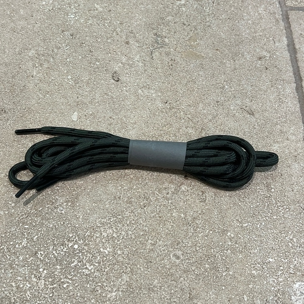 Balenciaga green-citron shoe laces